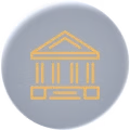 icon of bank front