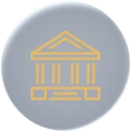 icon of bank front